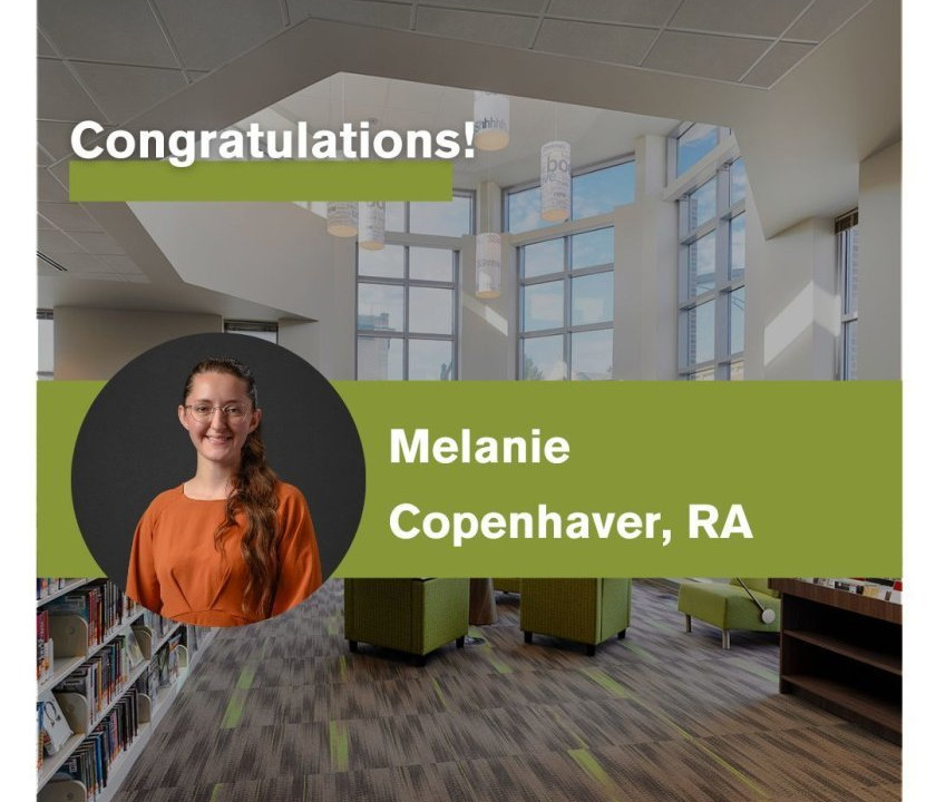 Congratulations, Melanie Copenhaver!